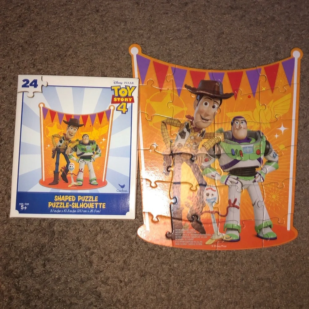 Disney Toy Story 4 Puzzle Lot, Includes 4 puzzles - all pieces included